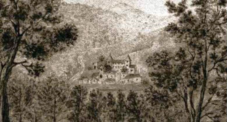 Château de Pardailhan vers 1825