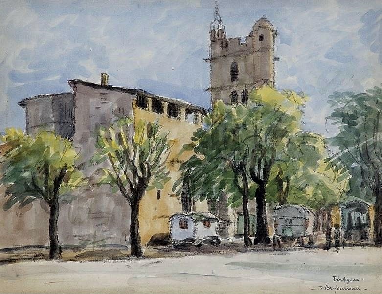 Eglise de Frontignan par Jehan Berjonneau