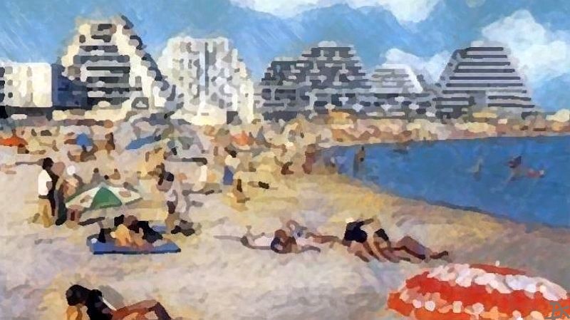 plage de La Grande Motte par  Dan Kopel