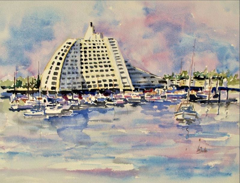 Pyramide de La Grande Motte par  Jean Noel Le Junter