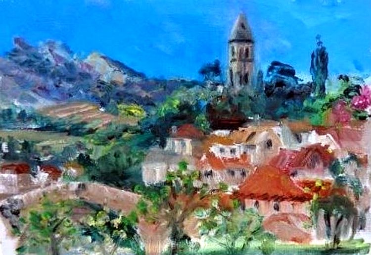 Olargues par Linda H Matthews