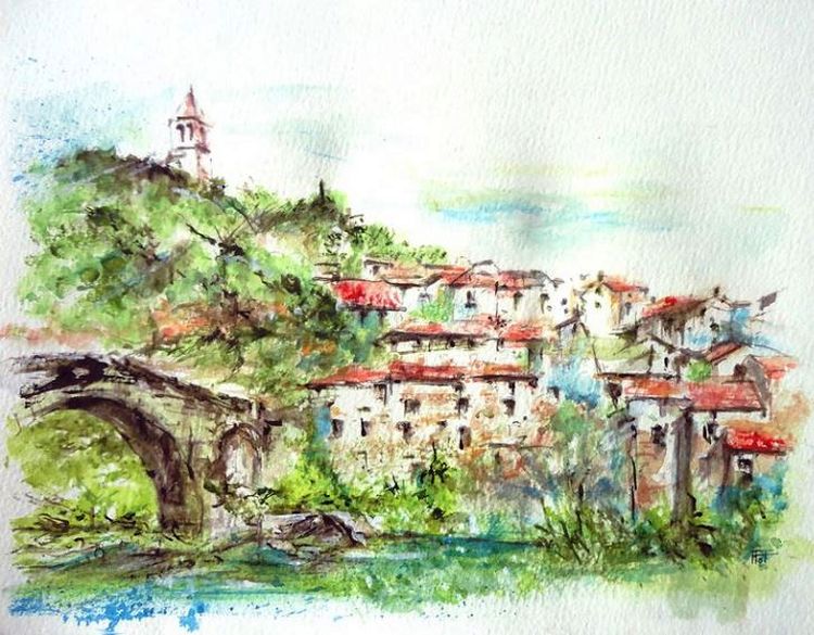 Olargues par Mona Fontina