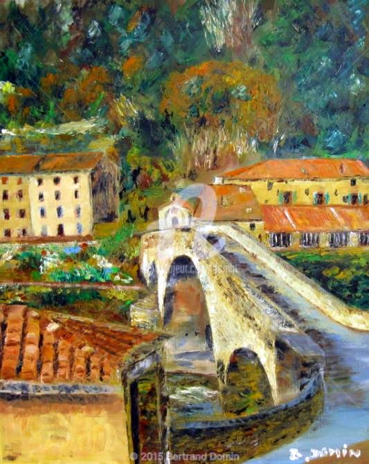 Pont du diable &agrave; Olargues par Bertrand Domin