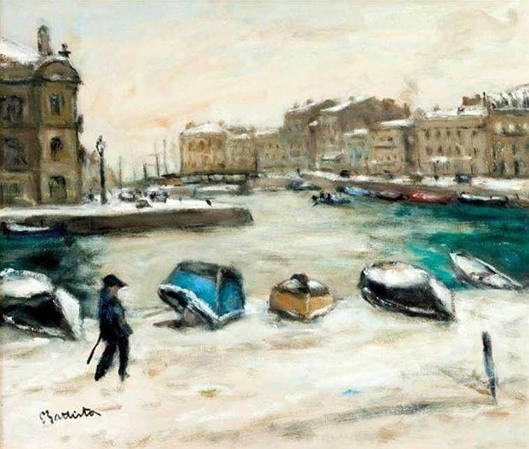 S&egrave;te sous la neige par Eric Battista