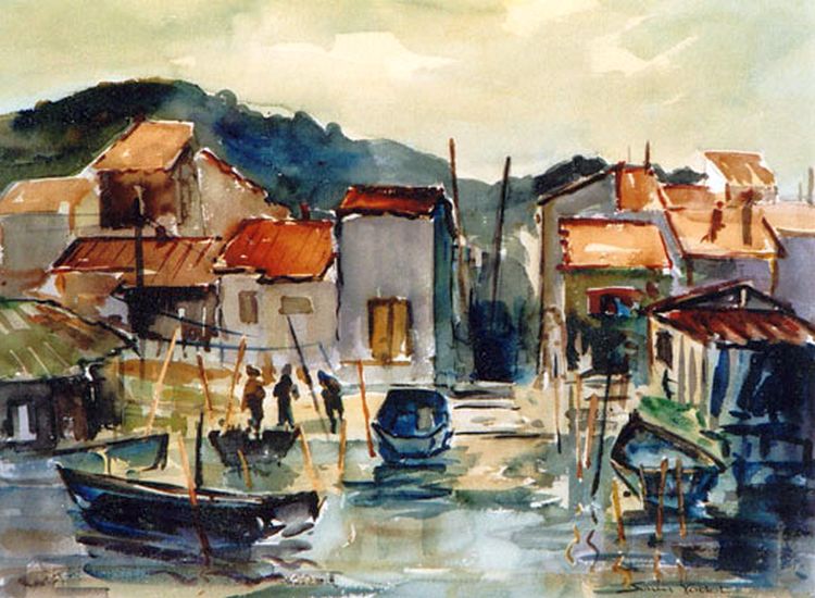 Pointe courte &agrave; S&egrave;te par Louis Vadot