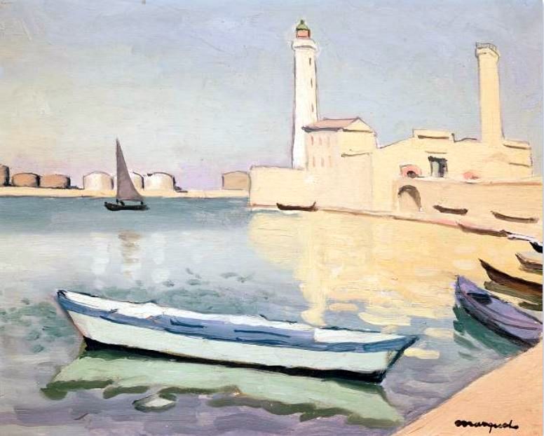 Port de S&egrave;te par Albert Marquet