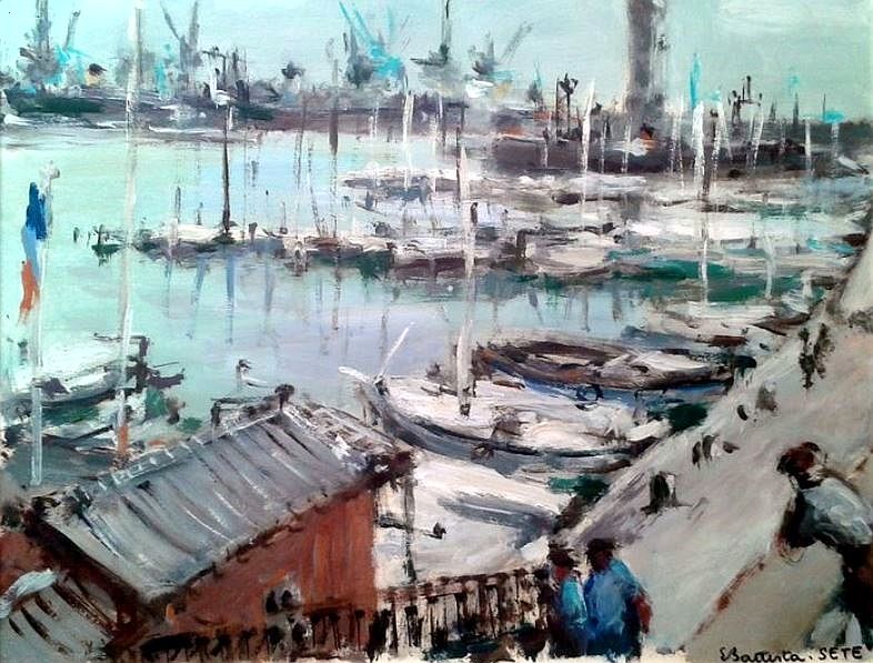 Le port de S&egrave;te par Eric Battista