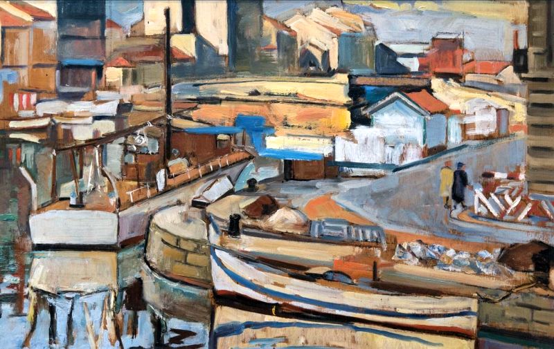 S&egrave;te, le canal et le pont de pierre par Roger Raissac