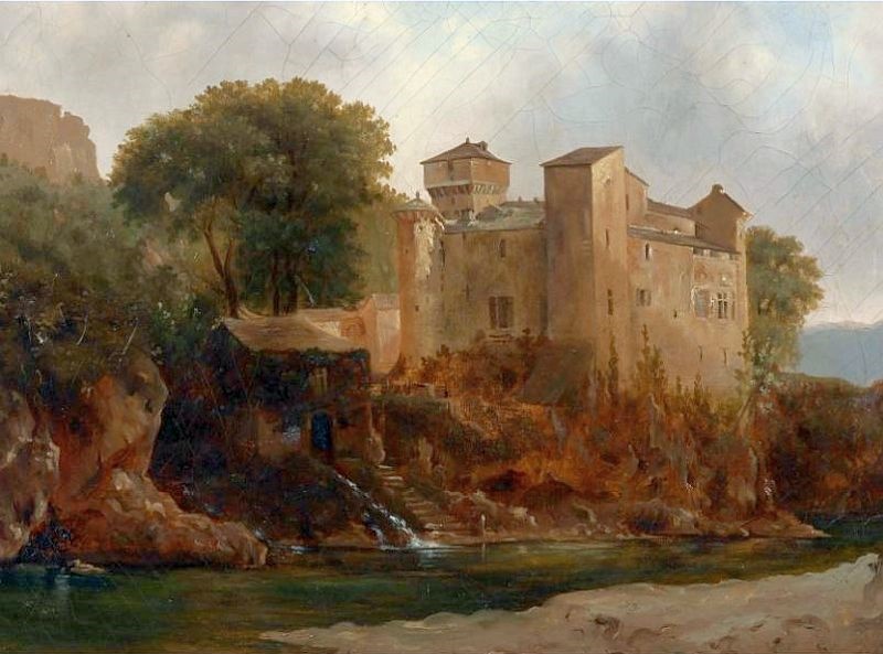 Chateau de la Caze par Th&eacute;odore Richard