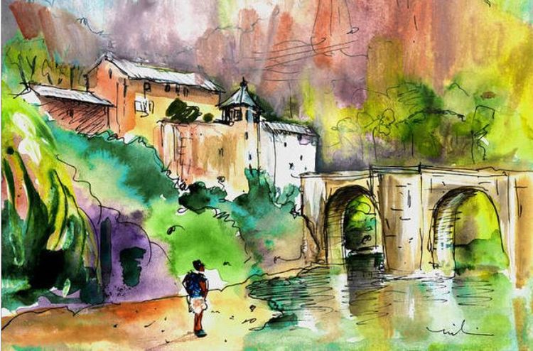 Sainte-Enimie par  Miki de Goodaboom