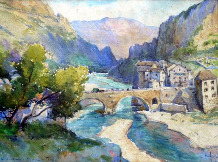 Sainte-Enimie par Emile Appay