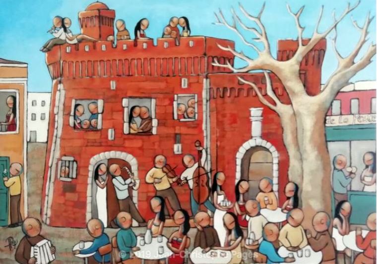 Le castillet &agrave; Perpignan par Jean Christophe Pag&egrave;s