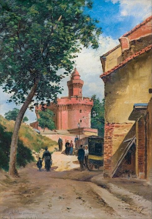Le castillet &agrave; Perpignan par Hiacynt Alchimowicz