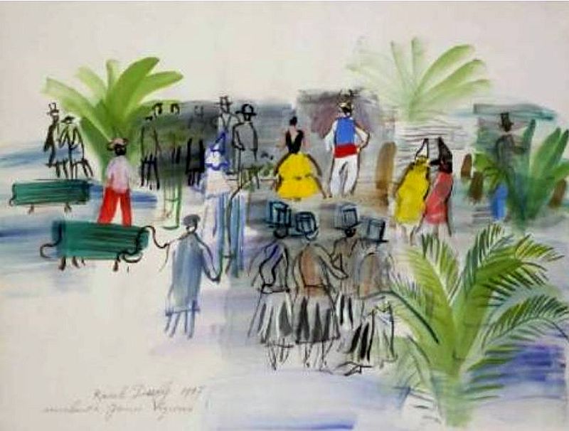 Perpignan par Raoul Dufy