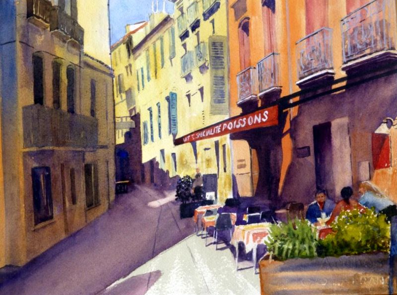 Start of lunch hour in Perpignan by Graham McQuade