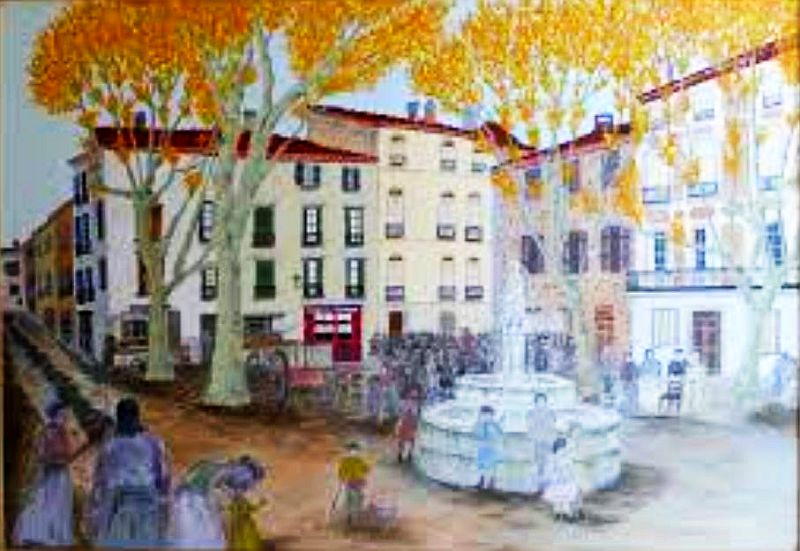 PLace du Casino Am&eacute;lie les Bains 