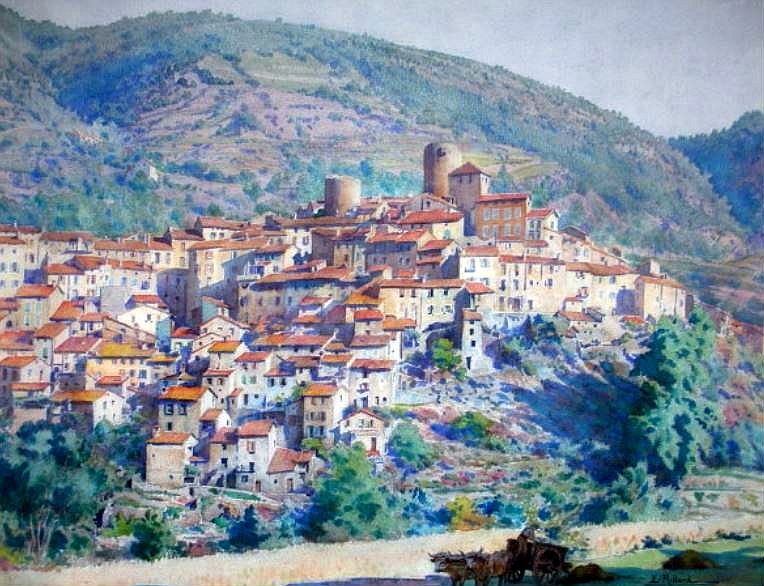 Vue de Palalda par Ernest Millard