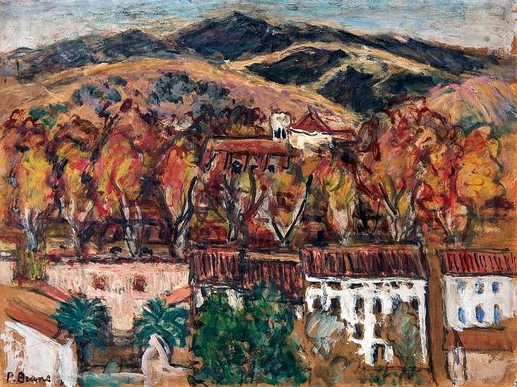  C&eacute;ret  vue depuis le castelas par Pierre Brune