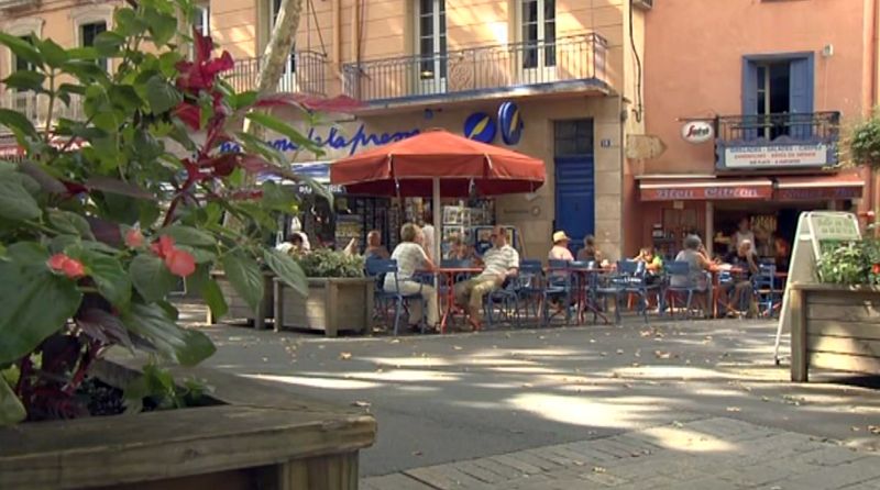 Caf&eacute; bleu Citron &agrave; C&eacute;ret
