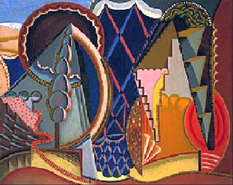 Paysage &agrave; C&eacute;ret par Auguste Herbin