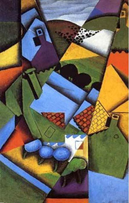 Paysage &agrave; C&eacute;ret par Juan Gris