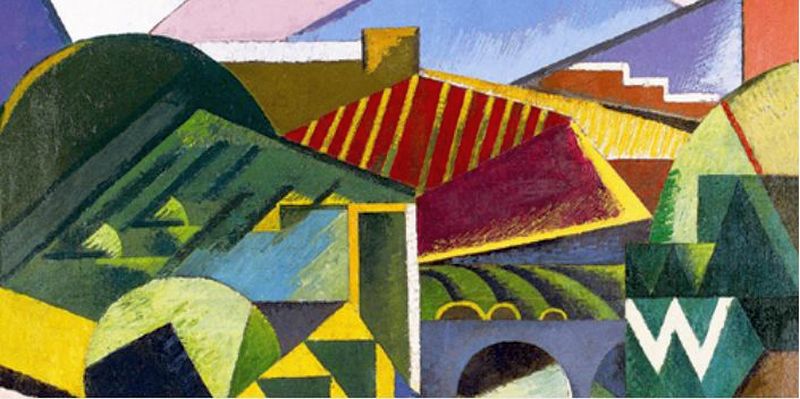 Paysage &agrave; C&eacute;ret par Auguste Herbin