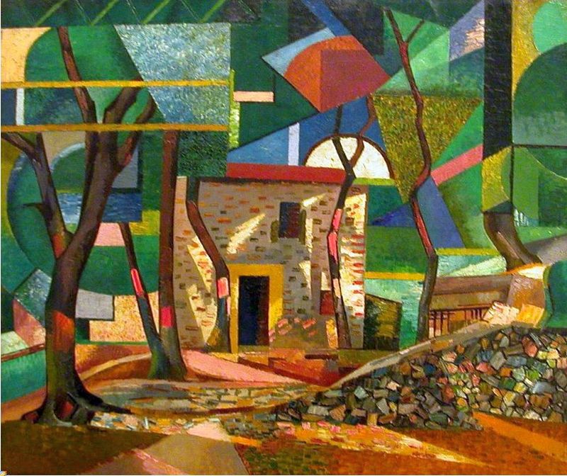 Paysage &agrave; C&eacute;ret par Auguste Herbin