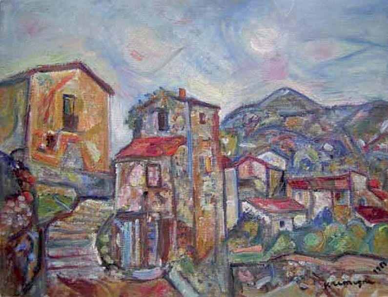 Paysage du vieux C&eacute;ret par Pinchus Kr&eacute;m&egrave;gne