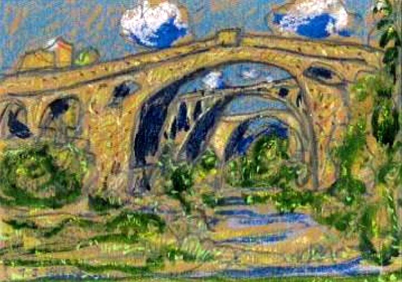 Les ponts de  C&eacute;ret par Vincent Bioul&egrave;s