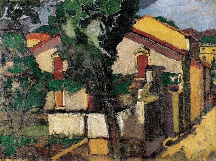 Route de Maureillas &agrave;  C&eacute;ret par Pierre Brune