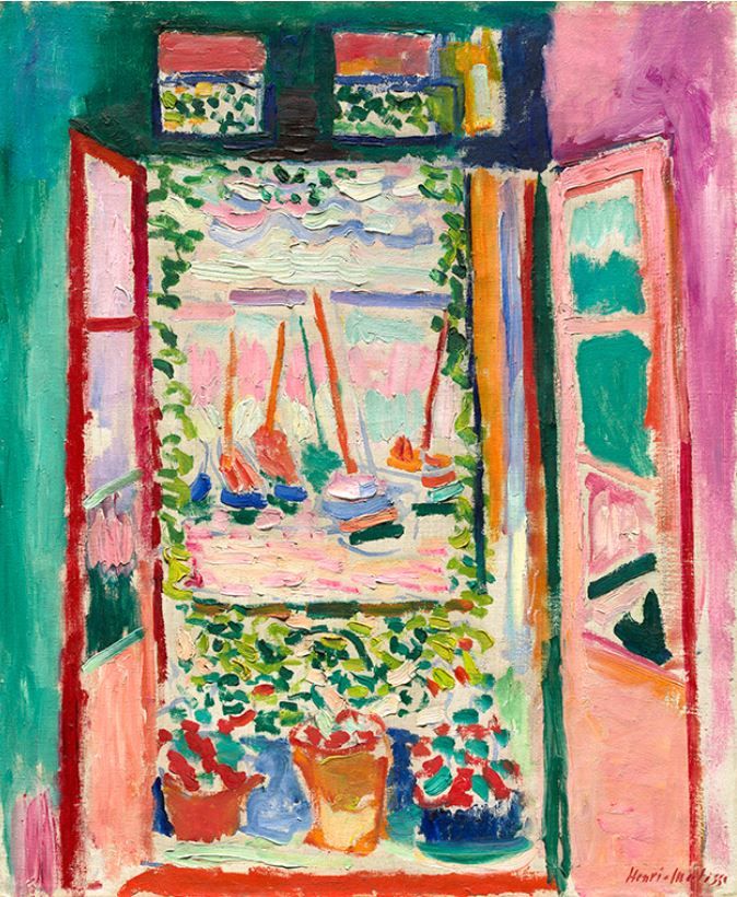 Fn&ecirc;tre ouverte sur Collioure par Henri Matisse