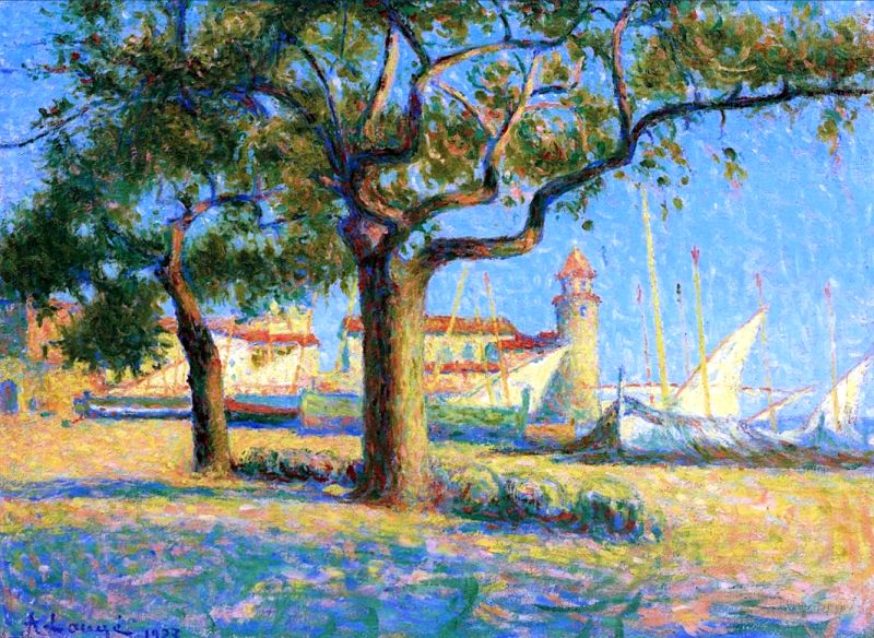 La tour &agrave; Collioure par Achille Laug&eacute;