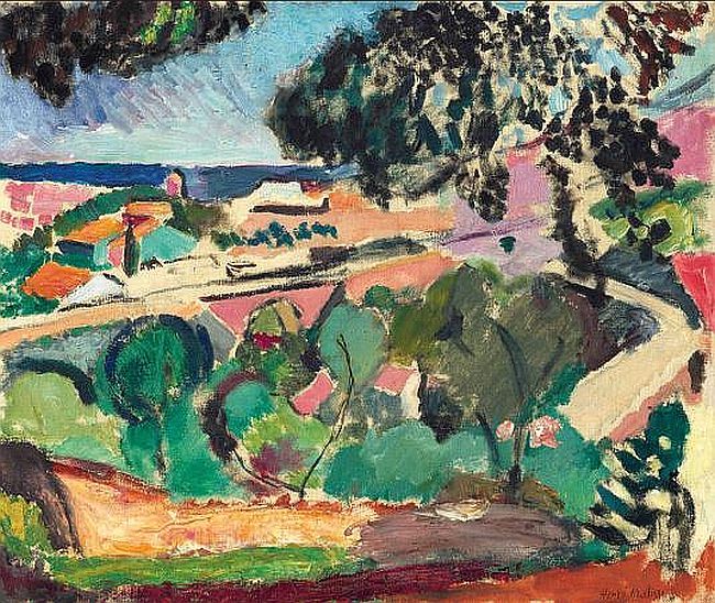 Paysage &agrave; Collioure par Henri Matisse