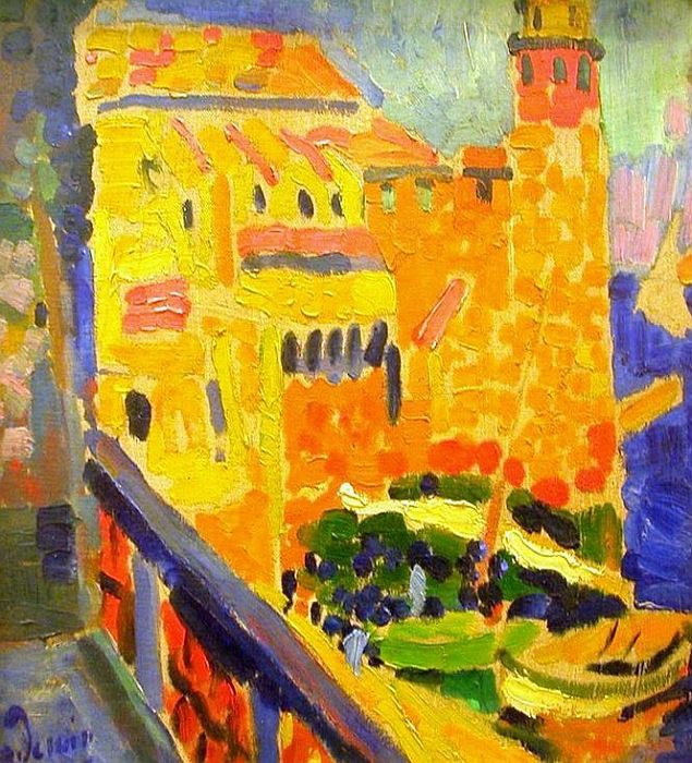 Le phare de Collioure par Andr&eacute; Derain