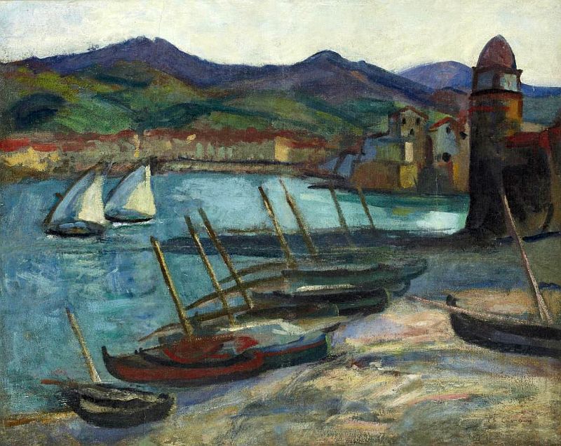 Le port de Collioure par  Charles Camoin