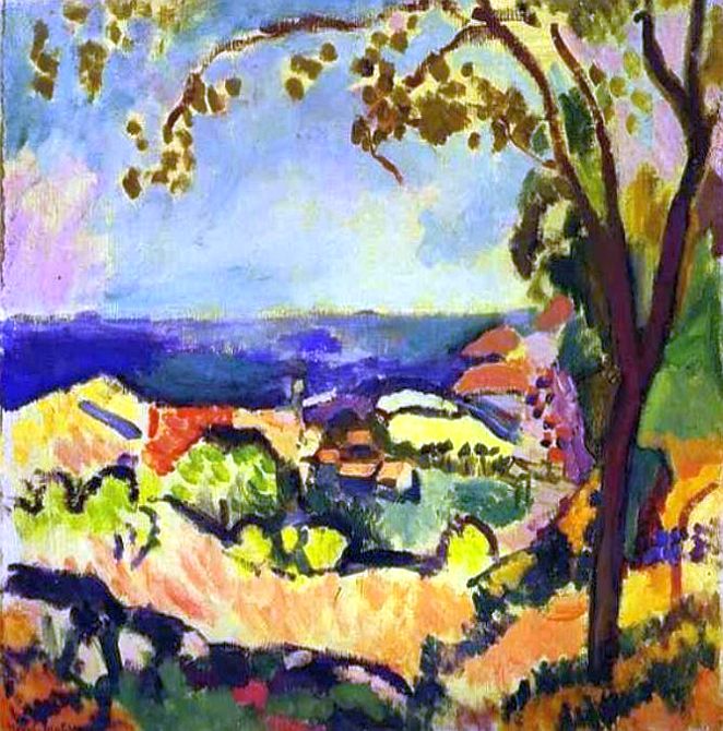 Village et mer &agrave; Collioure par Henri Matisse