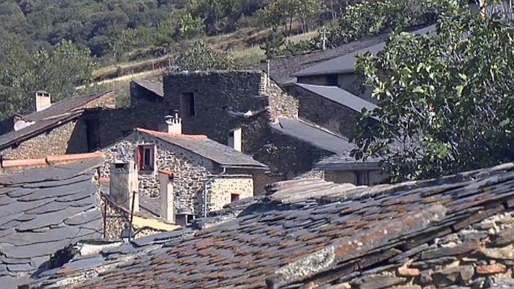 Toits de lauze d'Evol