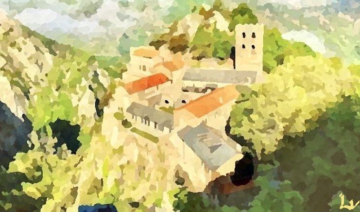 SAint-Martin du Canigou par Laura Voolu