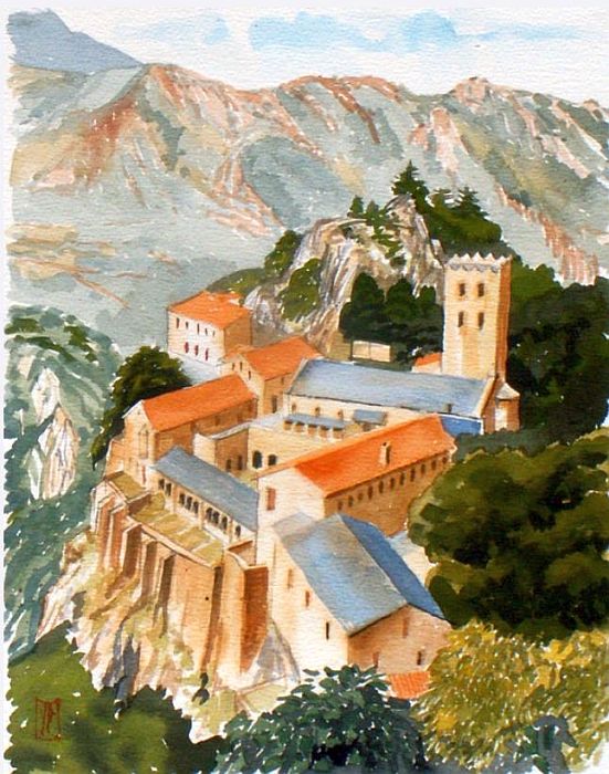 abbatiale-st-michel de cuxa par paul reibel