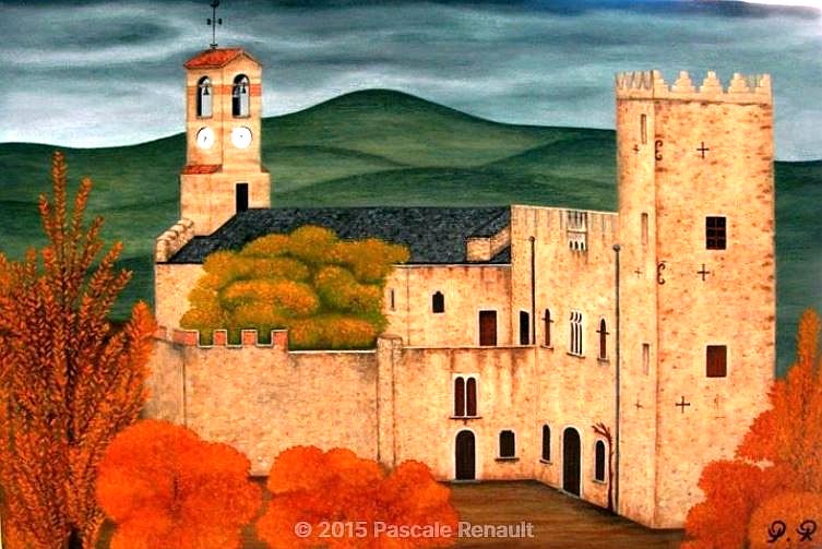 Chateau de Vernet les Bains par Pascale Renault