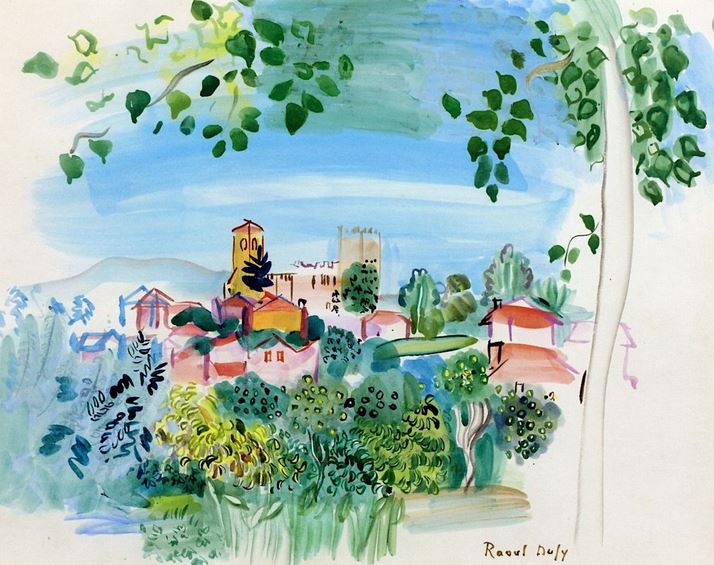 Vernet les Bains par Raoul Dufy