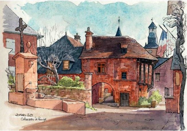 Collonges la Rouge par Catherine Gout