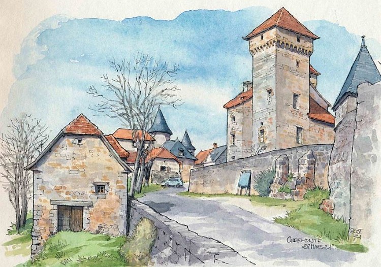 Curemonte par   Catherine Gout