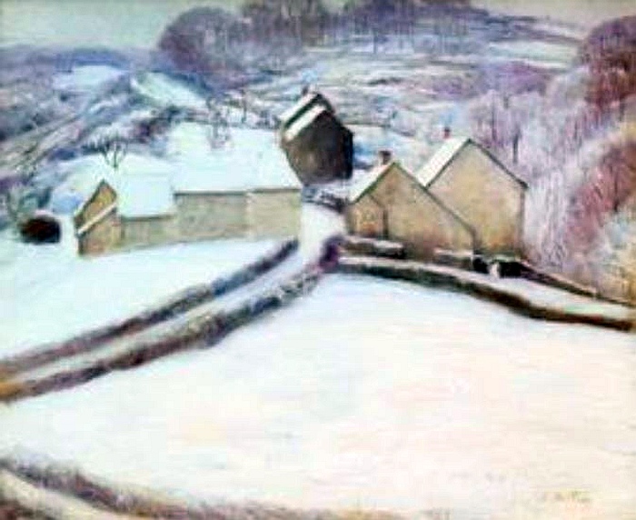 Crozant par L&eacute;on Detroy