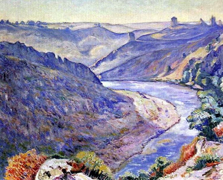 Crozant par Eug&egrave;ne Alluaud