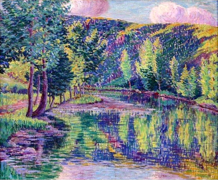 Grade Creuse et pont de V&eacute;ry par Claude Monet