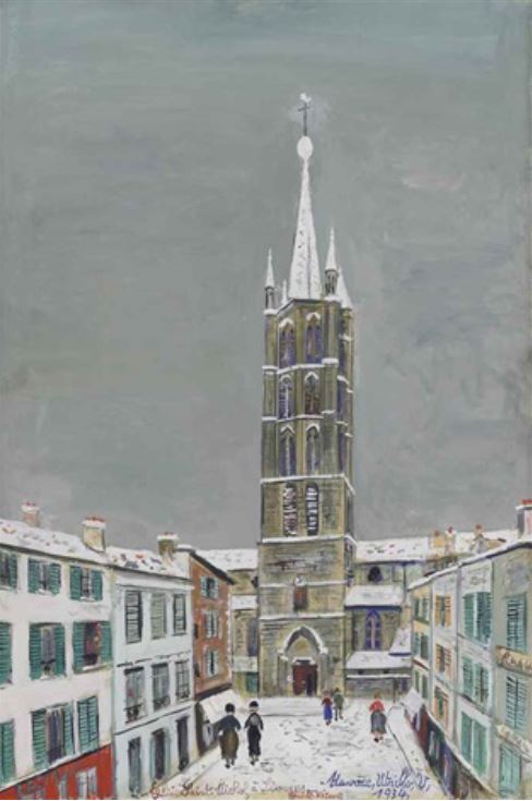 Eglise St-Michel par Maurice Utrillo