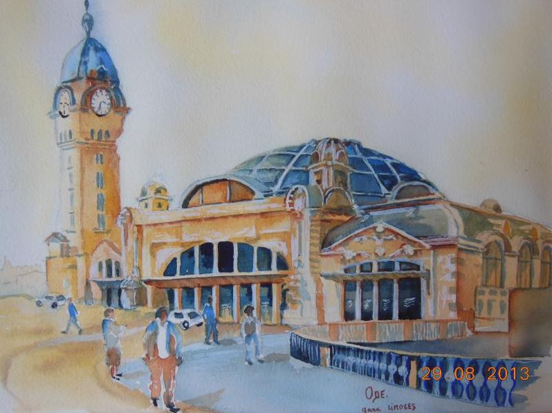 Gare des B&eacute;n&eacute;dictions par Ode barr&egrave;re