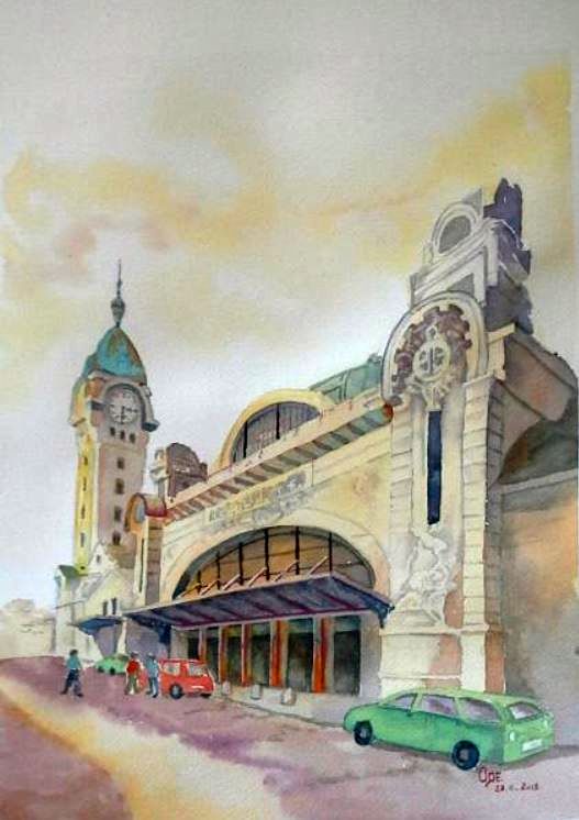 Gare des B&eacute;n&eacute;dictions par Ode barr&egrave;re