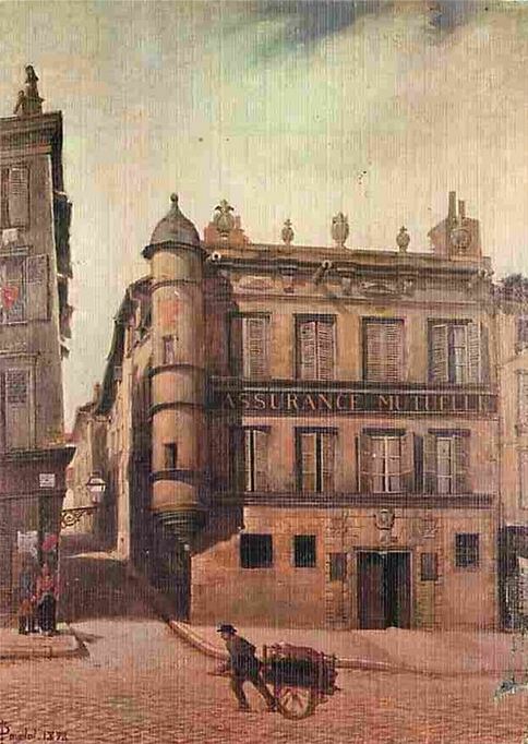 Maison Nivet, rue des Combes par Paul Laurent Courtot 